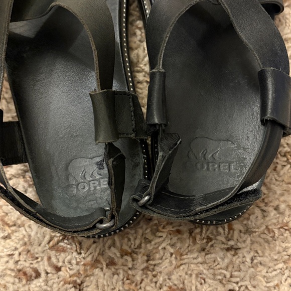 SOREL Roaming Criss Cross Black Slingbacks Sandals Women's Size 8.5 - Picture 2 of 6